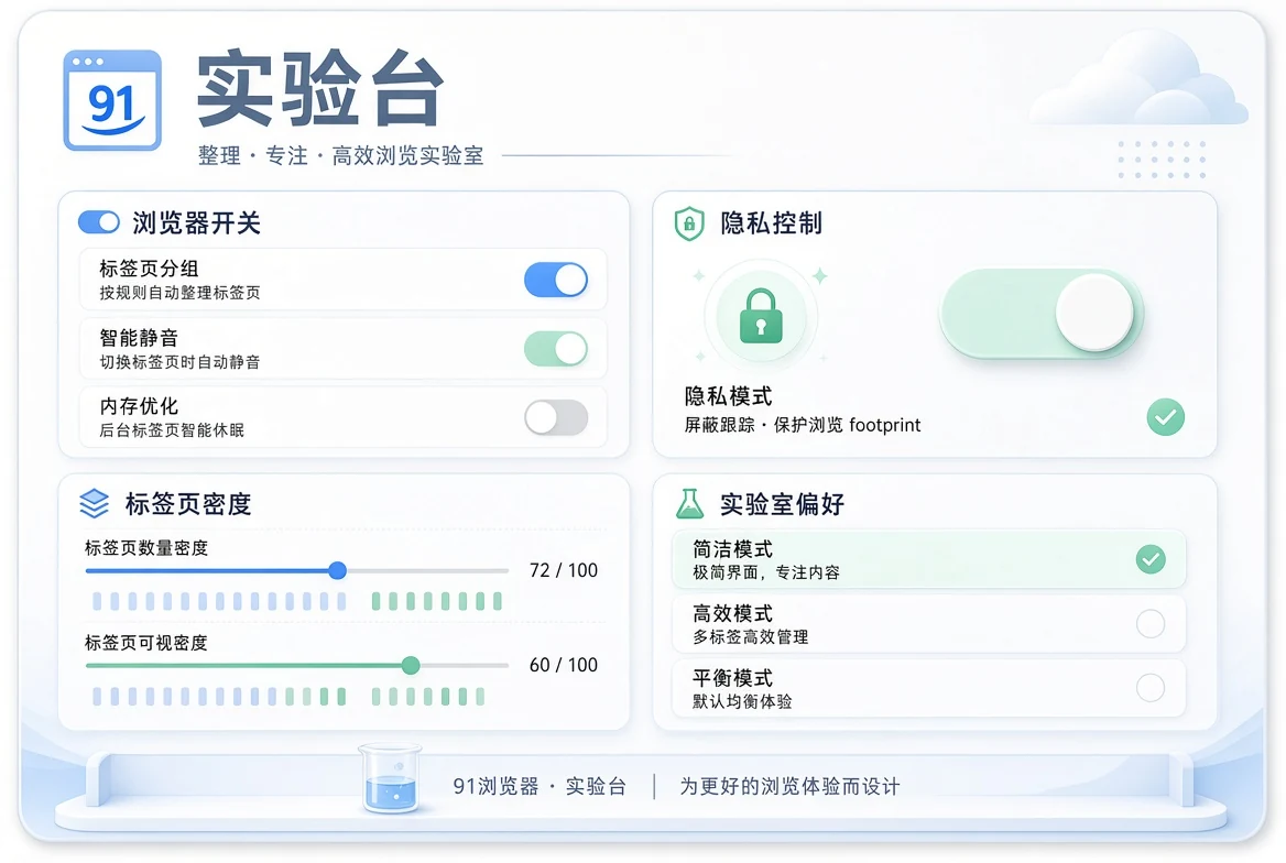 浏览体验说明